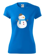 Sněhulák se šálou