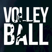 Volleyball nápis Volleyball nápis