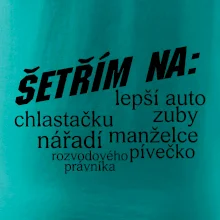 Nápis šetřím na
