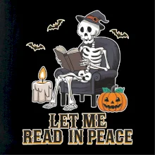 Let me read in peace