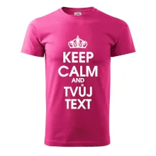Keep calm - váš text