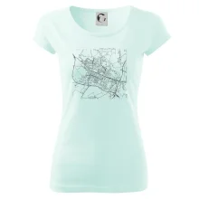 Mapy měst černobílé Ostrava Poruba