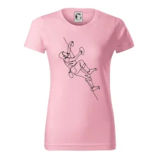 Lezecká stěna jedním tahem