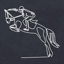 Jízda na koni jedním tahem