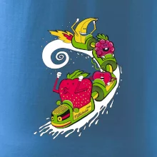 Milkshake vlak kreslený (Pecka design)