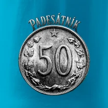 Padesátník 1963 - 1978 s nápisem
