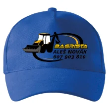 Bagrista v kruhu - vlastní nápis