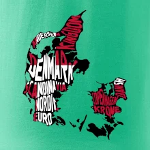 Mapy - názvy měst - Dánsko