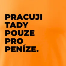 PRACUJI TADY POUZE PRO PENÍZE.