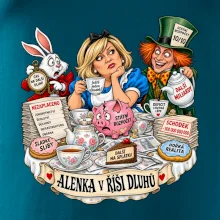 Alenka v říši dluhů čajový dýchánek státního rozpočtu