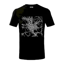 Mapy měst černobílé Jablonec nad Nisou