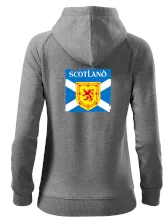 Skotská vlajka s erbem lva