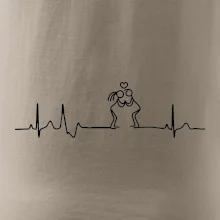 EKG zamilovaný pár