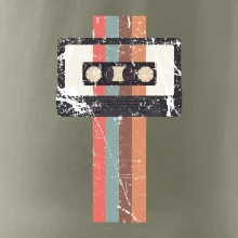 Retro kazeta - pruhy