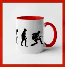 Evoluce kytarista - klečící