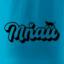 Mňau nápis