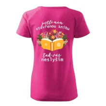 Jestli mám otevřenou knihu, tak vás neslyším