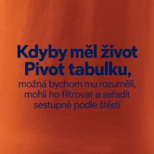 Kdyby měl život pivot tabulku