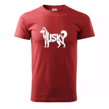 Husky nápis v těle