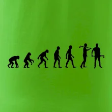 Evoluce dřevorubec - sekera