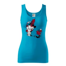 Mapy - názvy měst - Dánsko