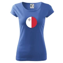 Vlajka Malta kulatá velká