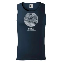 Severák - vrstevnice v kruhu