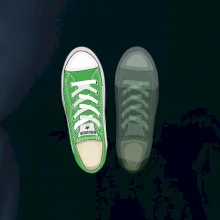 Párové boty - zelené