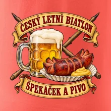 Český letní biatlon špekáček a pivo