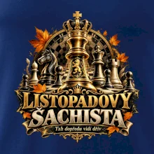 Listopadový šachista se zlatým králem