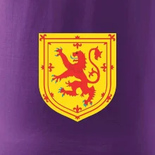 Skotský lev na hrudi