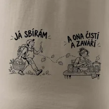 Já sbírám ona čistí a zavaří