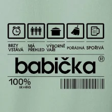Čárový kód babička Čárový kód babička