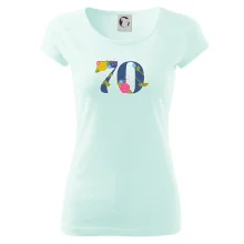 Květinové číslo kreslené - 70