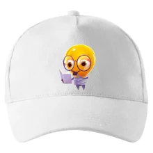 Žárovka přemýšlí nad knihou