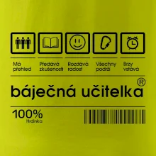 Čárový kód  - Báječná učitelka