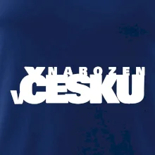 Nápis - Narozen v Česku