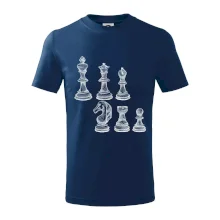 Šachové figurky kreslené