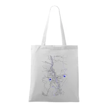 Vrchlabí - Mapa s vodními toky