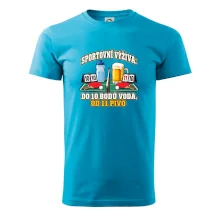 Sportovní výživa -  do 10 bodů voda, od 11 pivo