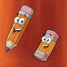 Tužka  a guma kreslená