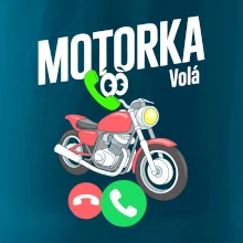 Karikatura motorka silnice volá