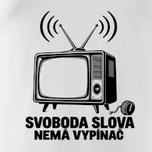 Svoboda slova nemá vypínač retro televize