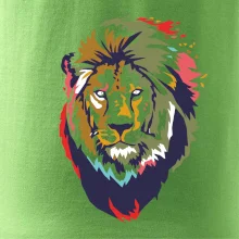 Hlava lva kreslená jednoduchá