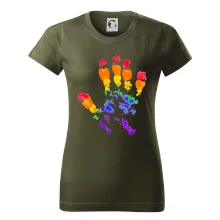 LGBT hand print