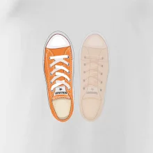 Párové boty - oranžové