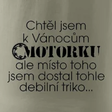 Chtěl jsem dostat motorku - Vánoce