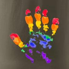 LGBT hand print