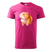 Morče - kreslené, bílo oranžové