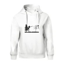 Disc golf - žena černý obrázek